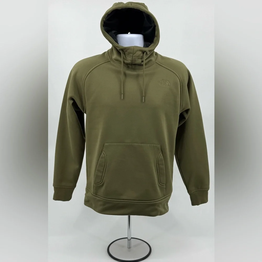 The North Face Echo Rock Hooded Pullover Hoodie Olive Green Men's XS Extra Small